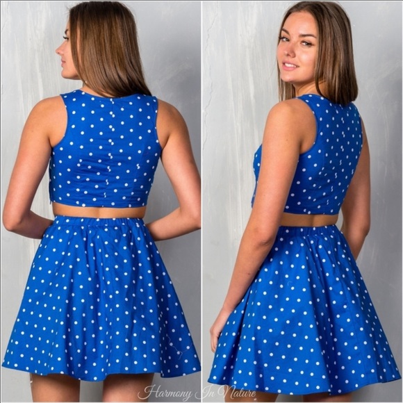 B1 Bailey💙Blue stunning two piece top&skjrt stun - Picture 6 of 6